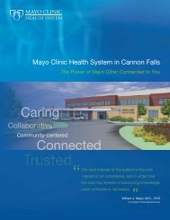 Caring - Mayo Clinic Health System