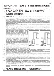 important safety instructions read and follow all ... - aquarium line