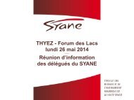 Thyez mai 2014 - Présentation du SYANE