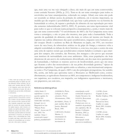 Revista edicao #1. - IGC - Universidade Federal de Minas Gerais