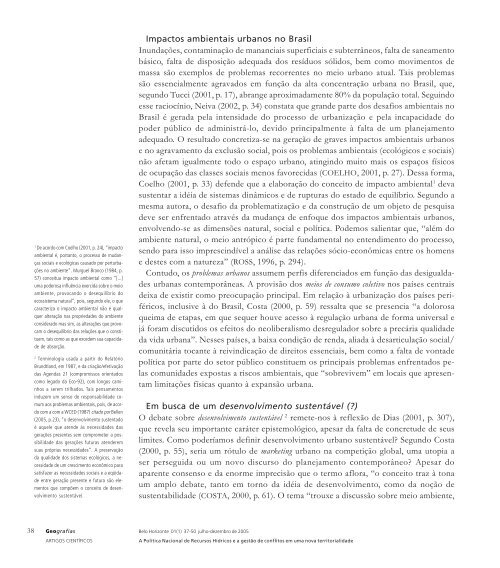 Revista edicao #1. - IGC - Universidade Federal de Minas Gerais