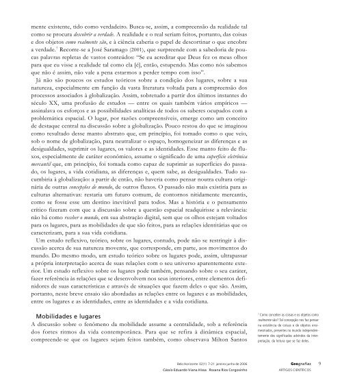 Revista edicao #2. - IGC - Universidade Federal de Minas Gerais