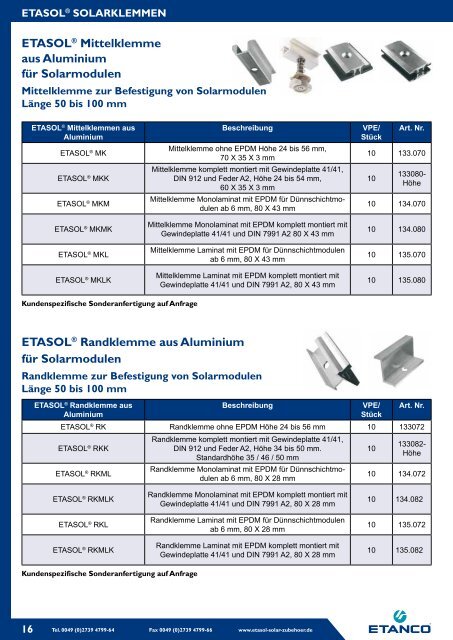 ETASOL® Sechskantschraube aus Edelstahl A2 - Etanco