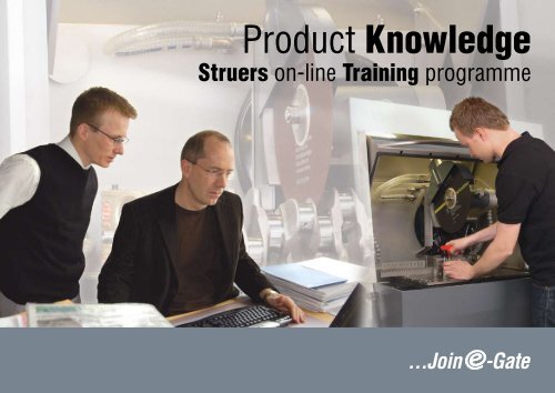 e-Training Product Knowledge - download brochure (PDF ... - Struers