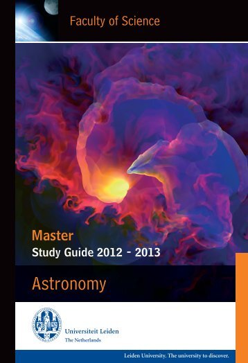 Current MSc Study guide - Leiden Observatory - Universiteit Leiden