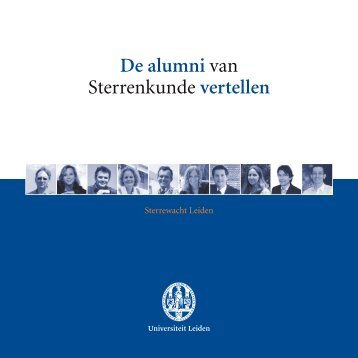 na hun studie Sterrenkunde - Leiden Observatory - Universiteit Leiden