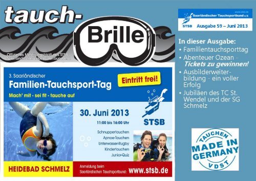 tauch-Brille 2013-Juni - August - STSB