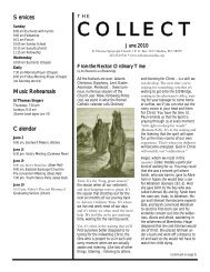 COLLECT - St. Thomas Episcopal Church