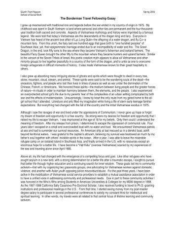 Traveling essay