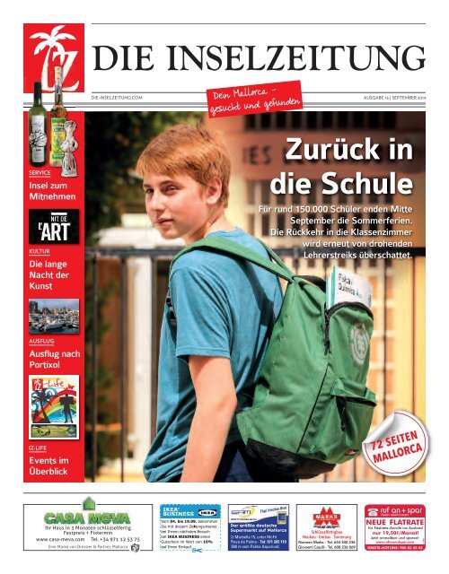 Die Inselzeitung Mallorca September 2014 