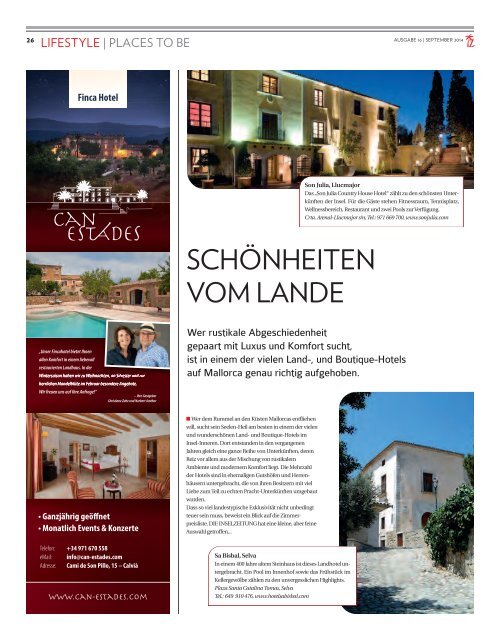 Die Inselzeitung Mallorca September 2014 