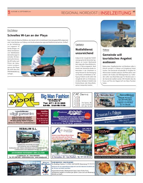 Die Inselzeitung Mallorca September 2014 