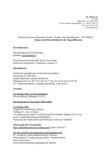 Handout als pdf - Stube