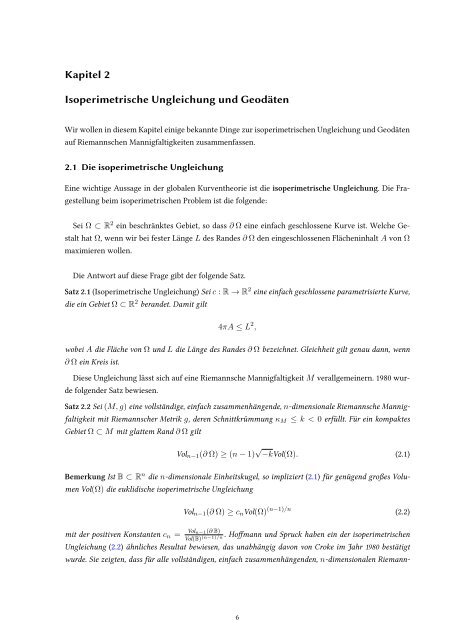 Eine EinfÃ¼hrung in die systolische Geometrie