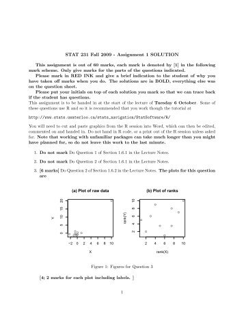 Assignment 1 SOLUTION - Student.cs.uwaterloo.ca