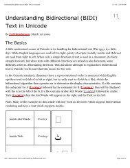 Understanding Bidirectional (BIDI) Text in Unicode - Student.cs ...