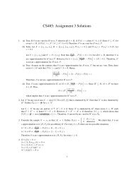 CS485: Assignment 3 Solutions - Student.cs.uwaterloo.ca