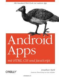 Android Apps mit HTML, CSS und JavaScript - (OReilly, 2011).