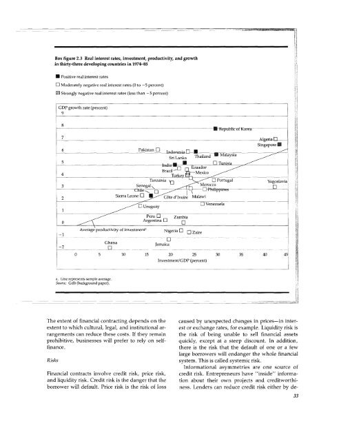 Financial systems and development