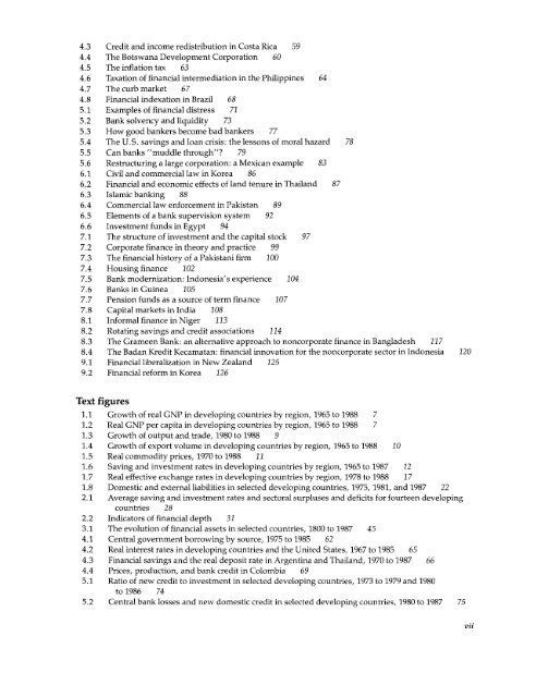 Financial systems and development