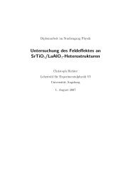 Untersuchung des Feldeffektes an SrTiO3/LaAlO3-Heterostrukturen