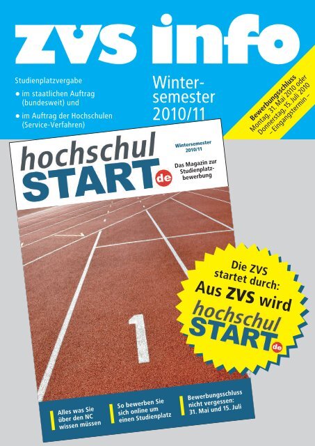 Magazin hochschulstart (zvs info) - Studentenpilot.de