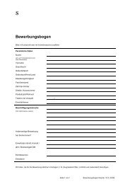 Bewerbungsbogen - Studentenportal.de