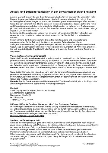 Seminarunterlagen - Kopie - Studentenwerk Leipzig