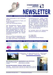 AUSGABE â WINTERSEMESTER 2010 / 2011 Studentenwerk ...