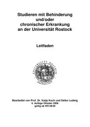 Studieren mit Behinderung und/oder chronischer Erkrankung an der ...