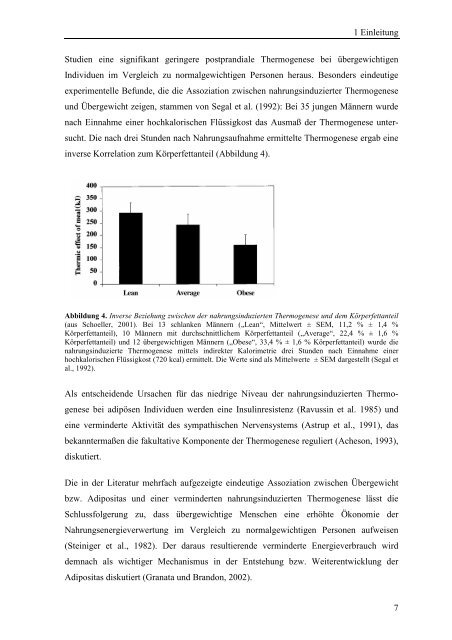 Der Einfluss akuten Schlafentzugs auf den Energieverbrauch des ...