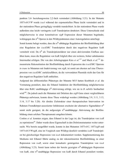 Regulationsmechanismen von Oxacillinresistenz und Biofilmbildung ...