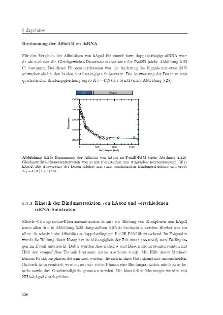 Biochemische Charakterisierung der siRNA-vermittelten Erkennung ...