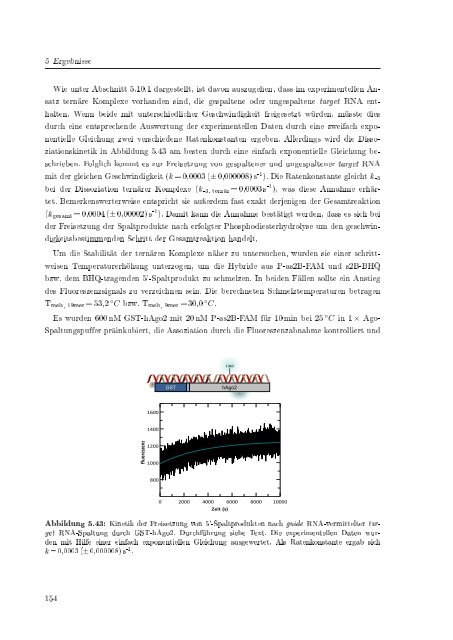 Biochemische Charakterisierung der siRNA-vermittelten Erkennung ...