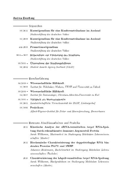 Biochemische Charakterisierung der siRNA-vermittelten Erkennung ...