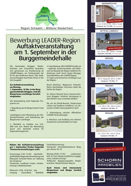 Stadtjournal Brüggen August 2014