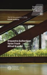 Orquestra Gulbenkian Yaron Traub - Student Home Pages