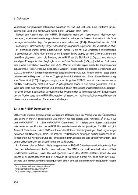 Mechanistische Analysen zu Krankheits-korrelierten SNPs in ...