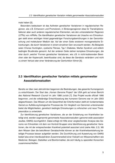 Mechanistische Analysen zu Krankheits-korrelierten SNPs in ...