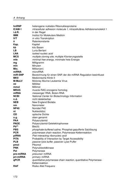 Mechanistische Analysen zu Krankheits-korrelierten SNPs in ...