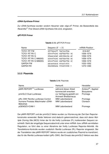 Mechanistische Analysen zu Krankheits-korrelierten SNPs in ...