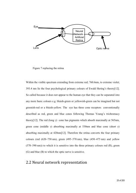 Retinal Prosthesis Dissertation - Student Home Pages