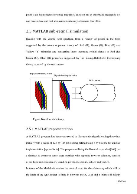 Retinal Prosthesis Dissertation - Student Home Pages