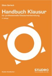 Handbuch KLAUSUR - Studeo