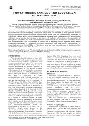 flow cytrometric analysis of red blood cells in polycythemia vera