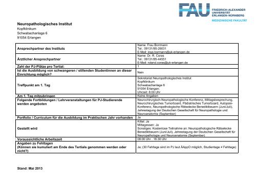 Neuropathologisches Institut