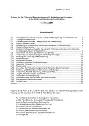 PrÃ¼fungsordnung Master of Education - StudienbÃ¼ros des ...