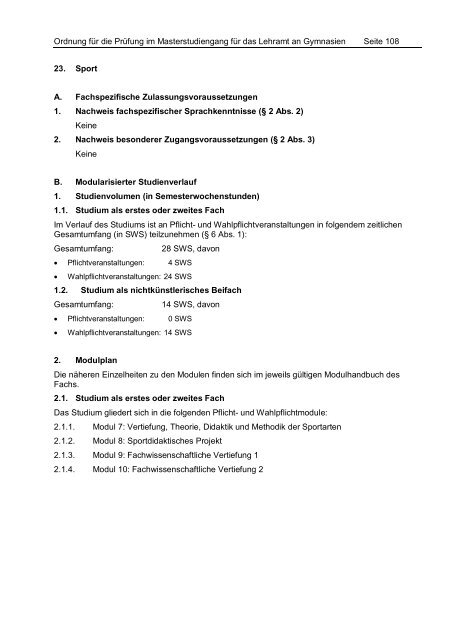 PrÃ¼fungsordnung Master of Education - StudienbÃ¼ros des ...