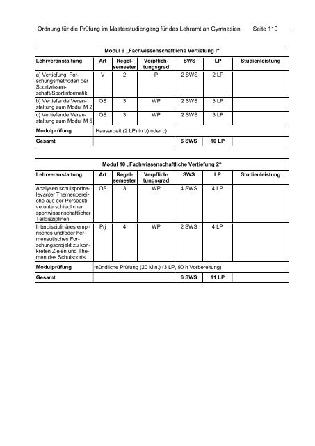 PrÃ¼fungsordnung Master of Education - StudienbÃ¼ros des ...