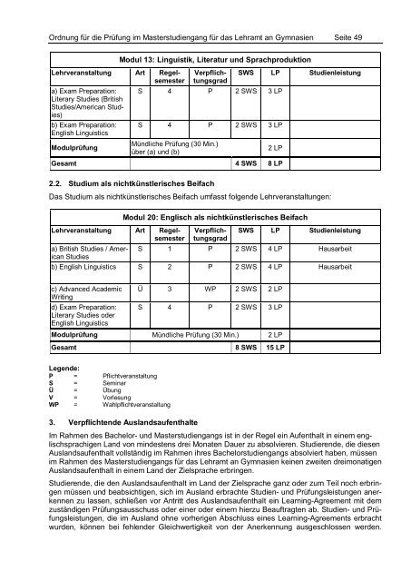 PrÃ¼fungsordnung Master of Education - StudienbÃ¼ros des ...